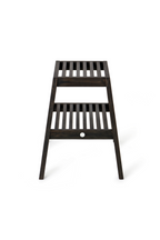 2-Level Oak Step Stool | Wireworks Slatted
