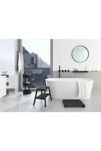 2-Level Oak Step Stool | Wireworks Slatted