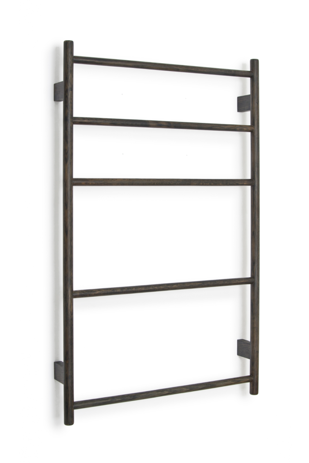 5-Bar Oak Wall Mounted Towel Rail | Wireworks Wallbar