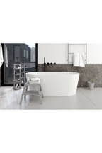 2-Level Oak Step Stool | Wireworks Slatted