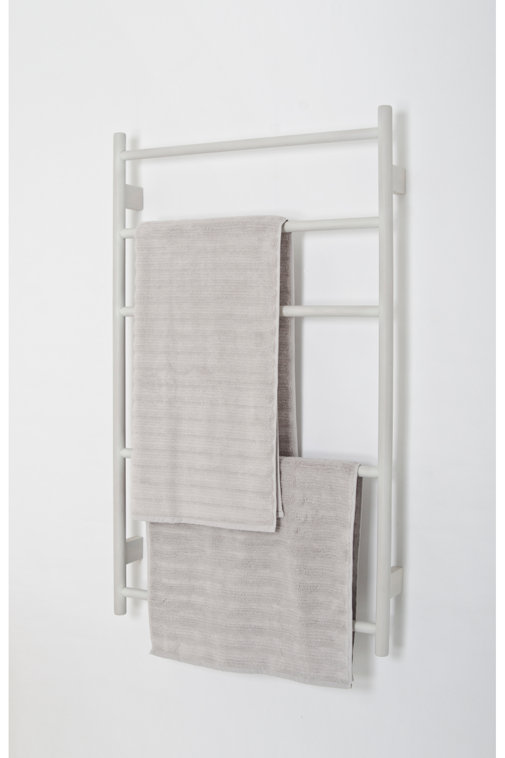 5-Bar Oak Wall Mounted Towel Rail | Wireworks Wallbar