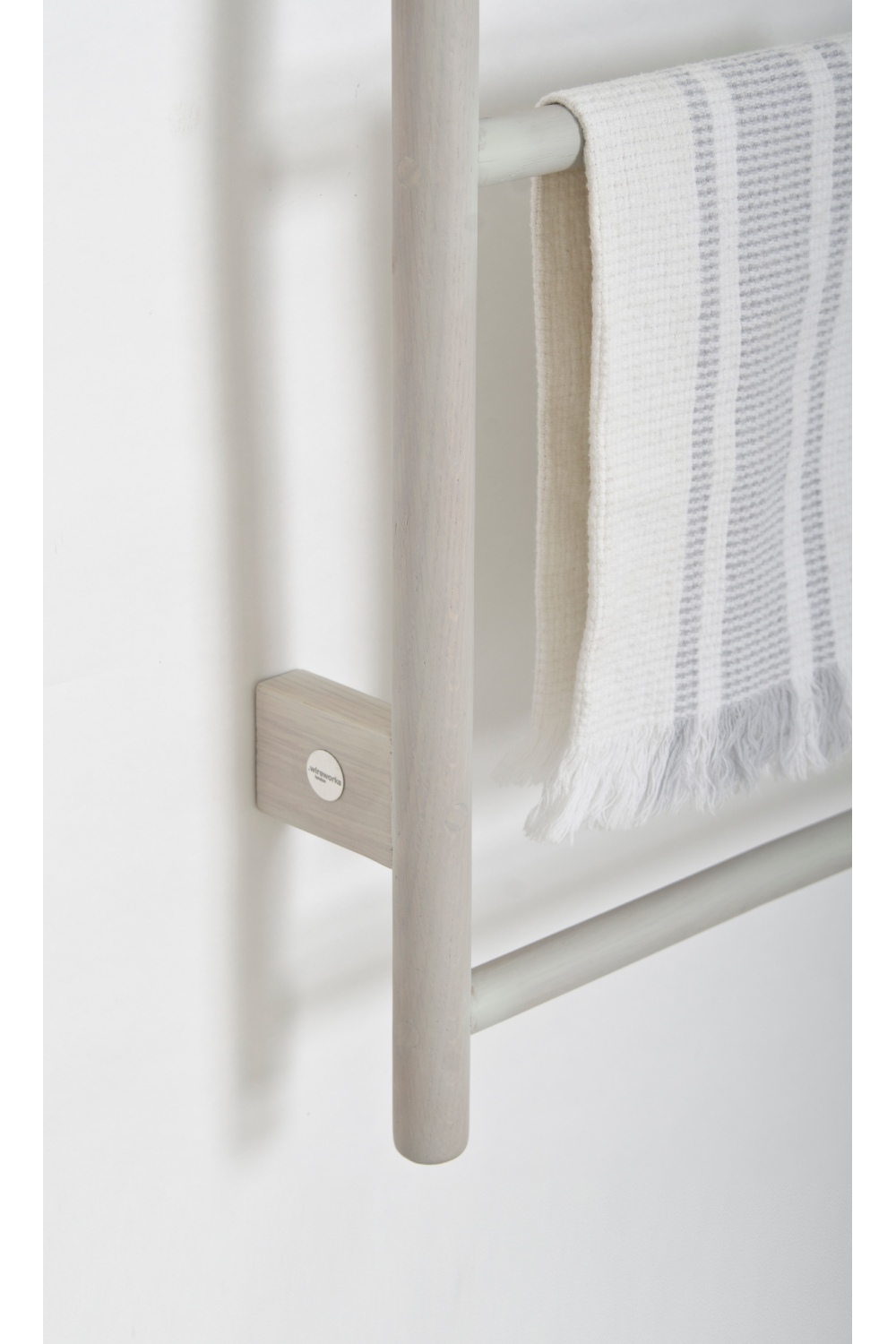 5-Bar Oak Wall Mounted Towel Rail | Wireworks Wallbar