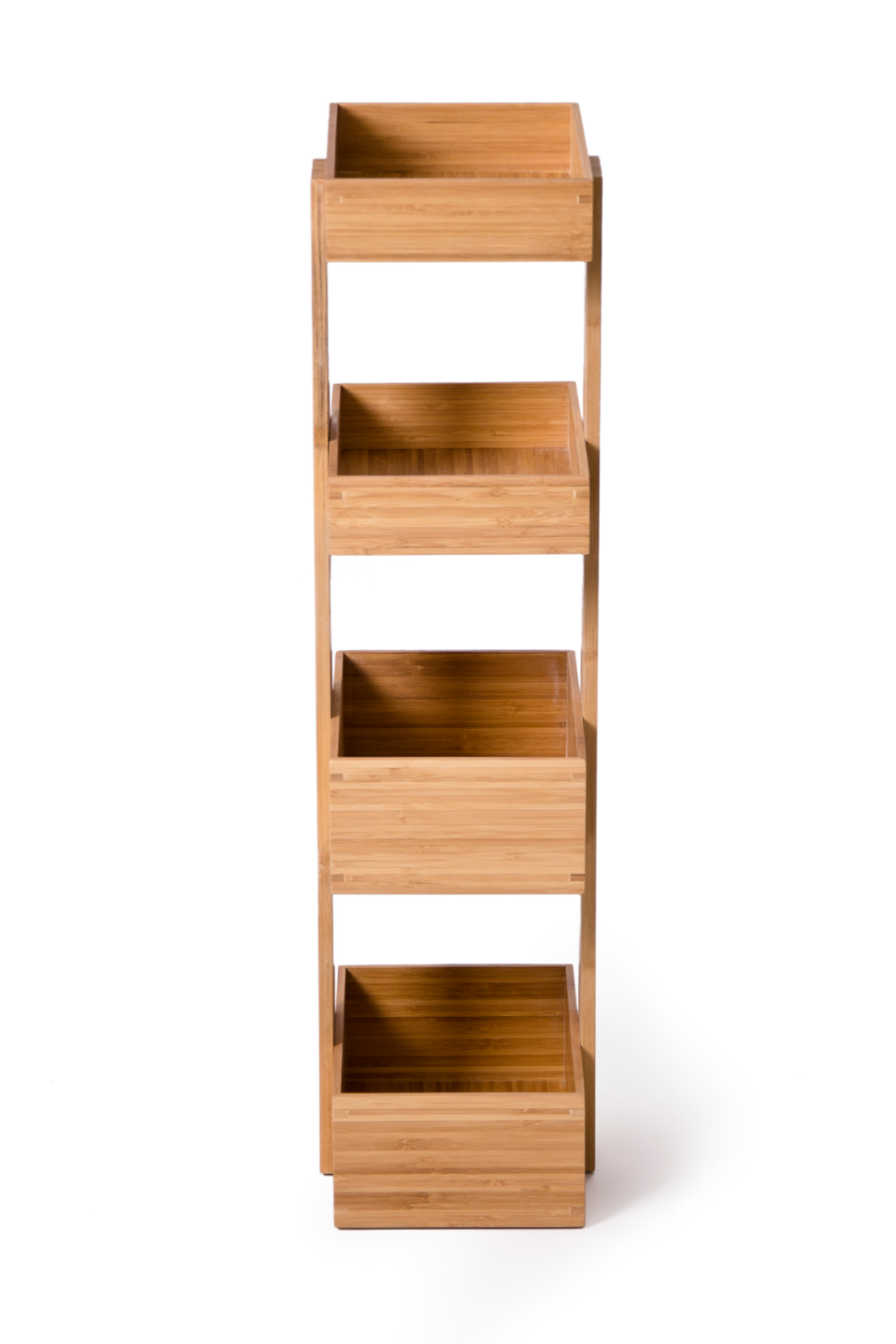 4 Tray Bamboo Storage Caddy | Wireworks Arena