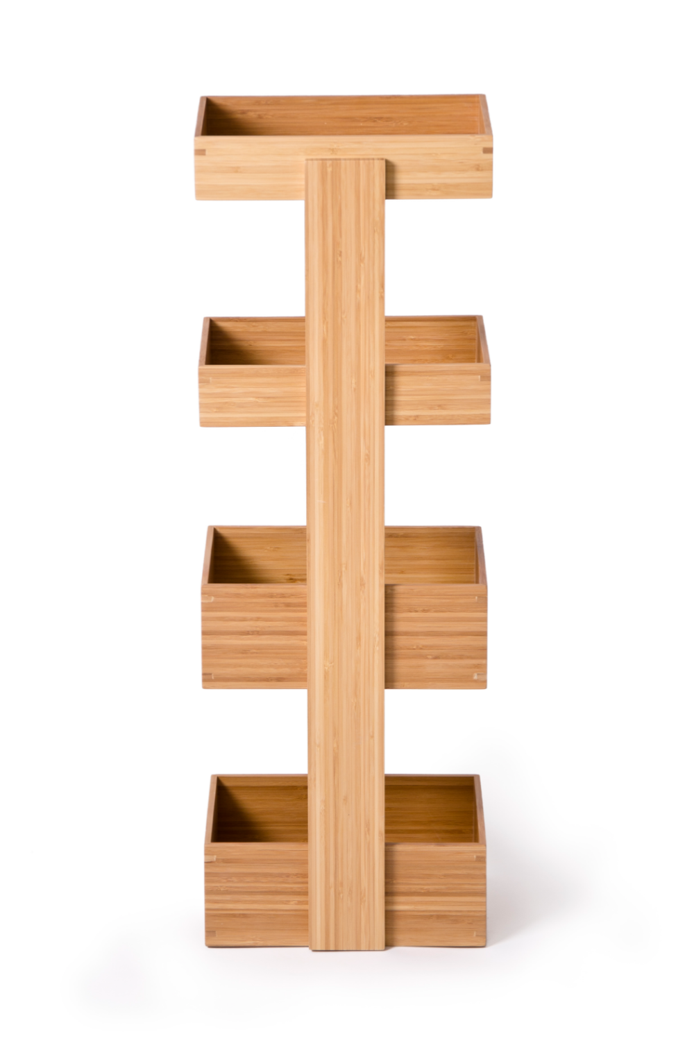 4 Tray Bamboo Storage Caddy | Wireworks Arena