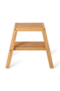 2-Level Bamboo Step Stool | Wireworks Slatted