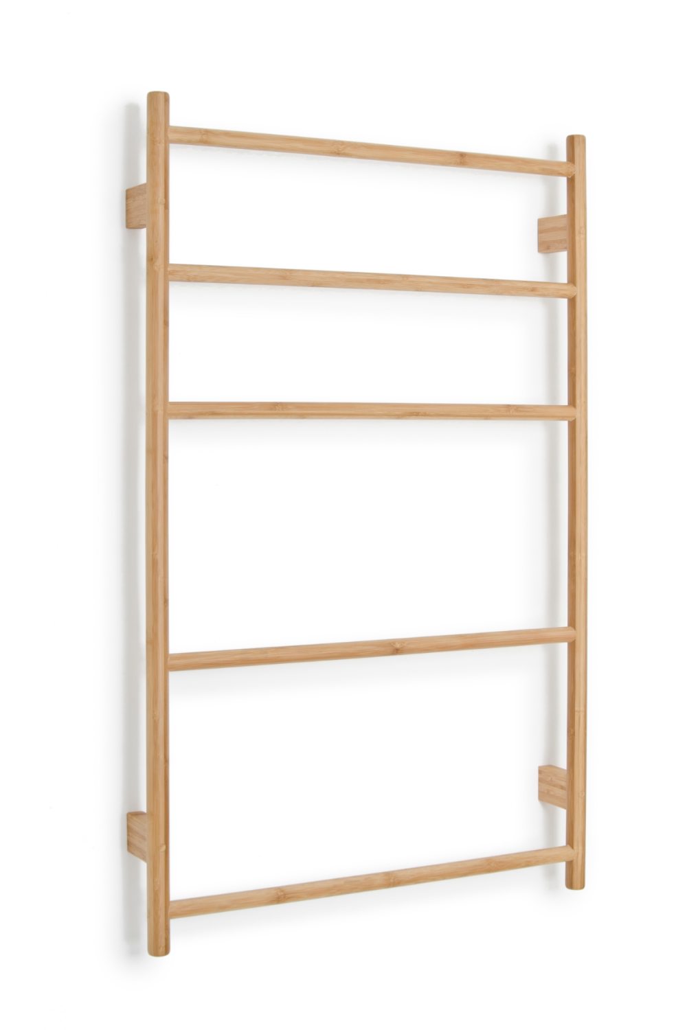 5-Bar Bamboo Wall Mounted Towel Rail | Wireworks Wallbar