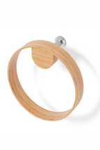 (Open Box) Wooden Ring Towel Holder | Wireworks Yoku