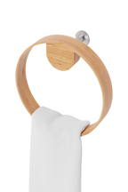 (Open Box) Wooden Ring Towel Holder | Wireworks Yoku
