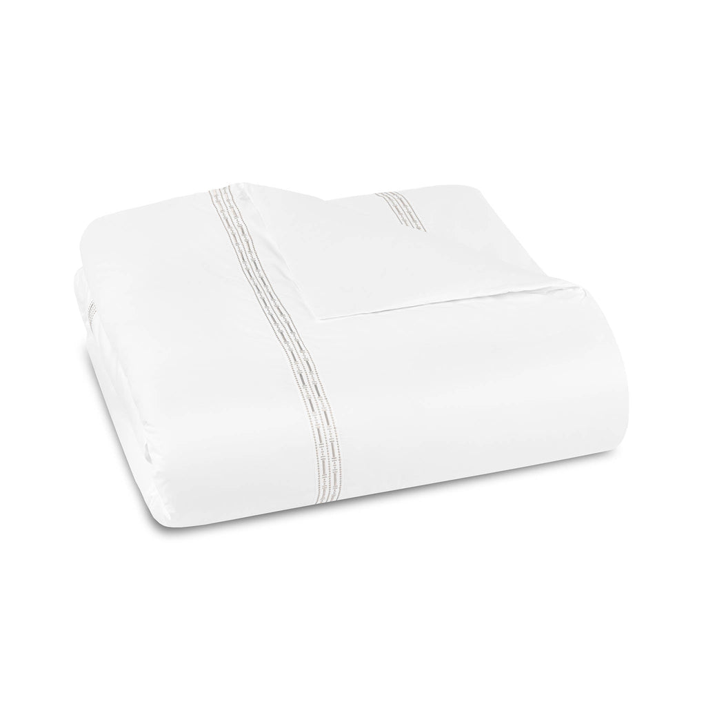 400TC Percale Embroidered Duvet Cover | Amalia Home Mem¨®ria