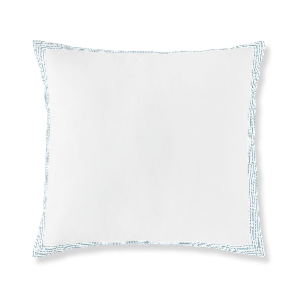 400TC Percale Embroidered Euro Sham | Amalia Home Mem¨®ria