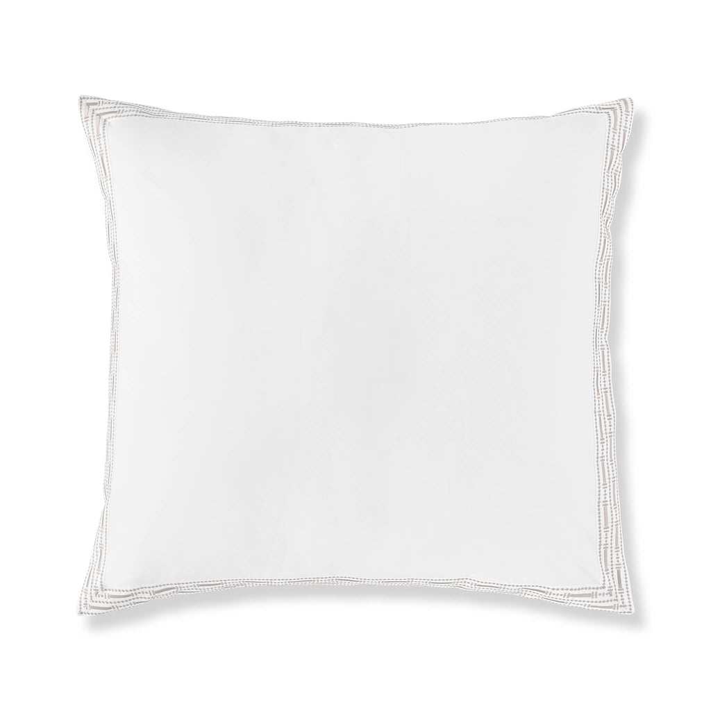 400TC Percale Embroidered Euro Sham | Amalia Home Mem¨®ria