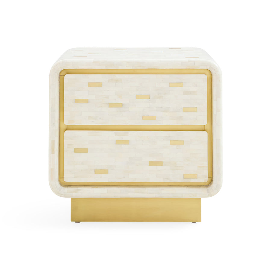2-Drawer Brick End Table | Jonathan Adler Casablanca