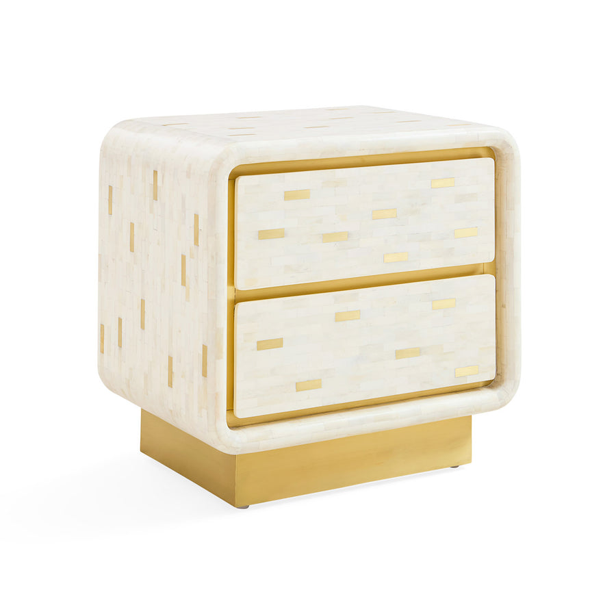 2-Drawer Brick End Table | Jonathan Adler Casablanca