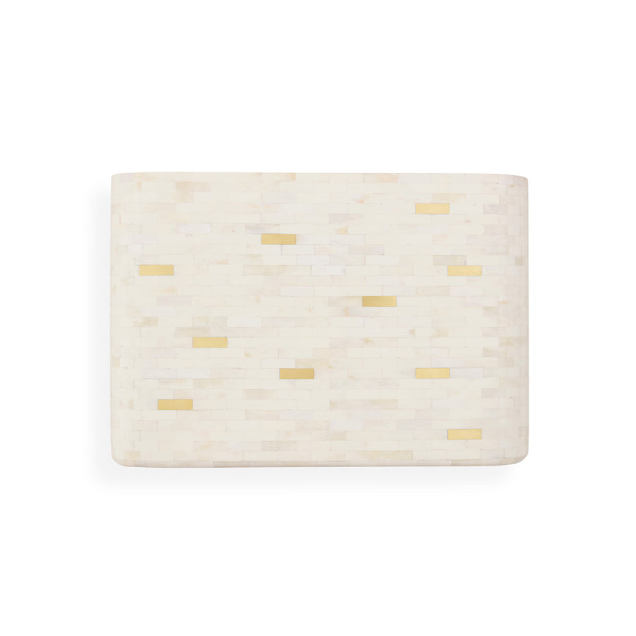 2-Drawer Brick End Table | Jonathan Adler Casablanca